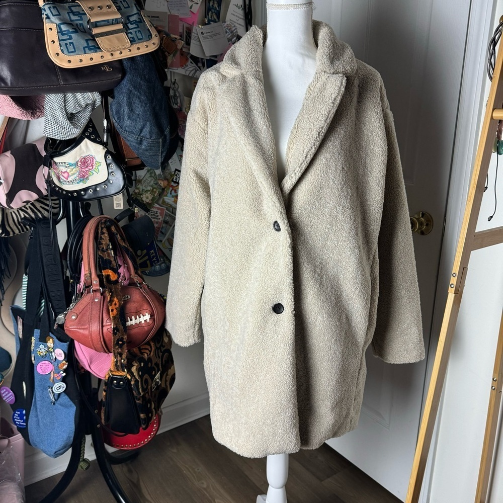 Daily Ritual Teddy Coat Large - Picture 7 of 7